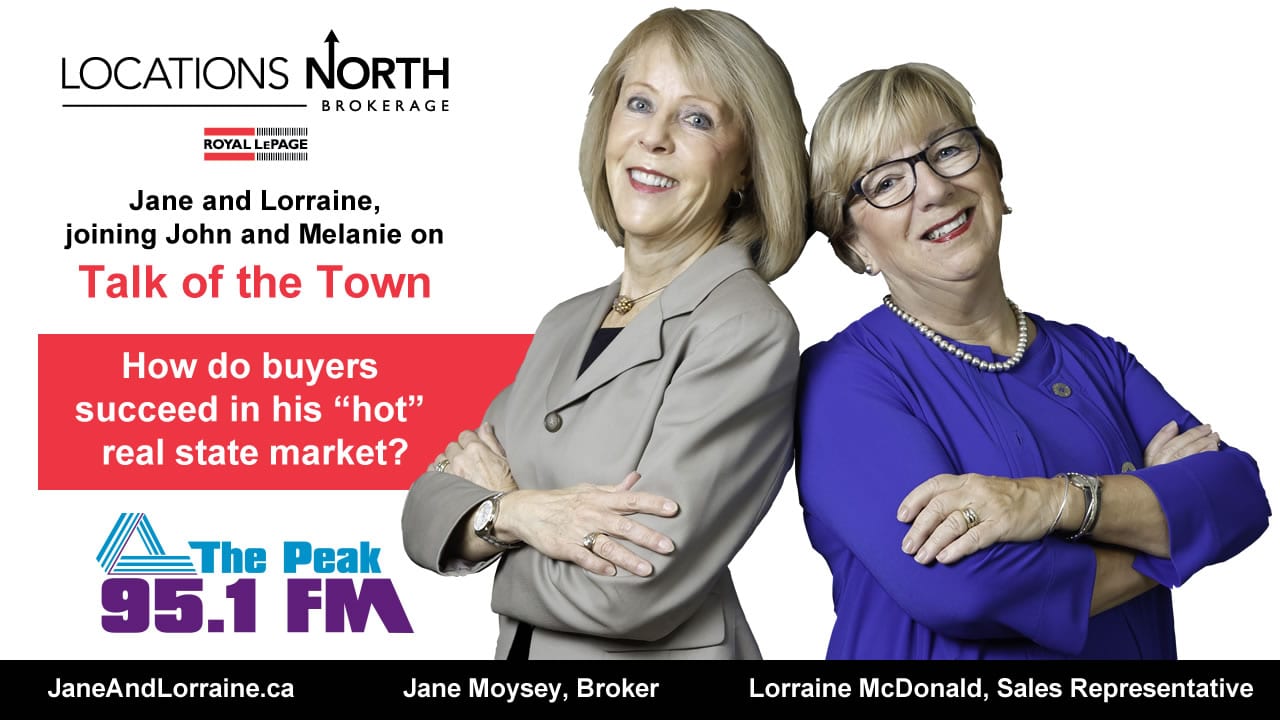 Jane and Lorraine on the radio