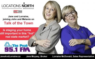 Jane and Lorraine talk about home staging on 95.1 The Peak’s Talk of the Town