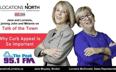 Jane and Lorraine talk about curb appeal on 95.1 The Peak’s Talk of the Town