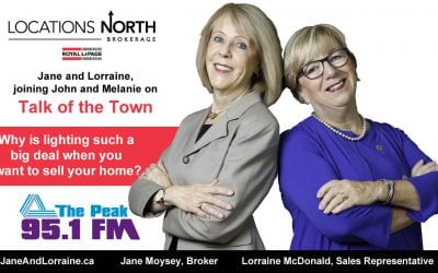 Jane and Lorraine talk about lighting on 95.1 The Peak’s Talk of the Town