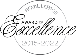 Royal LePage Award of Excellence 2015 - 2022